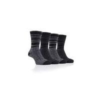 4 Pack Cotton Blend Boot Socks