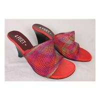 4 Feet Slip-On Wedge/Mule Sandal 4 Feet - Multi-coloured - Mules