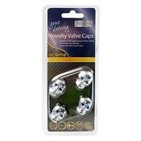 4 novelty valve dust caps car wheelbicyclebike dice