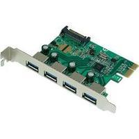 4 ports usb 30 controller card usb type a pcie renkforce