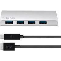 4 ports USB 3.0 hub Belkin F4U088vf Silver