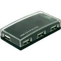 4 ports USB 2.0 hub Delock Black