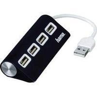 4 ports USB 2.0 hub Hama Black