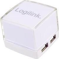 4 ports USB 2.0 hub LogiLink UA0117 White