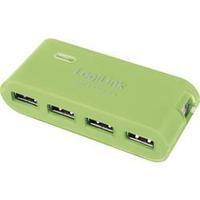 4 ports USB 2.0 hub LogiLink UA0089 Green