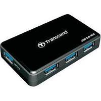 4 ports USB 3.0 hub Transcend TS-HUB3K Black