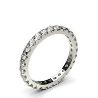 4 Prong Setting Full Eternity Diamond Ring