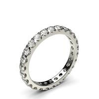 4 Prong Setting Full Eternity Diamond Ring