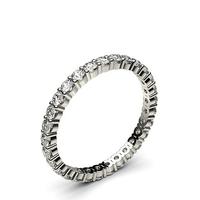 4 Prong Setting Full Eternity Diamond Ring