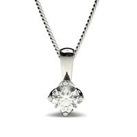 4 Prong Setting Classic Solitaire Pendant