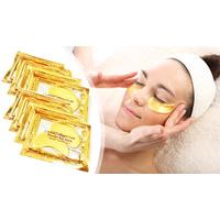 40 'Crystal' Gold Collagen Eye Masks
