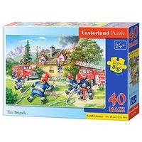 40 piece castorland premium maxi jigsaw fire brigade