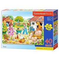 40 Piece Castorland Premium Maxi Jigsaw Farm