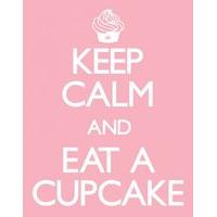 40 x 50cm Keep Calm And Eat A Cupcake Mini Poster