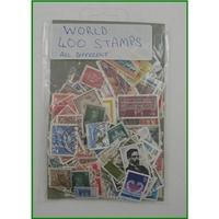 400 World stamps - all different