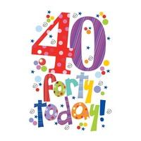 40 | Birthday Card