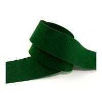 40mm Merino Wool Felt Ribbon Tape Binding Bottle Green