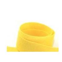 40mm Merino Wool Felt Ribbon Tape Binding Yellow