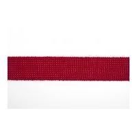 40mm Essential Trimmings Cotton & Acrylic Webbing Tape Red