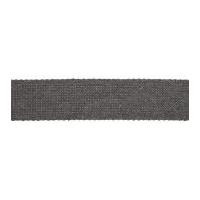 40mm Essential Trimmings Cotton & Acrylic Webbing Tape Grey