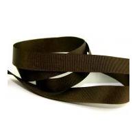 40mm Berisford Grosgrain Ribbon 9669 Chocolate