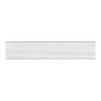 40mm berisford wired sheer organza ribbon 419 bridal white