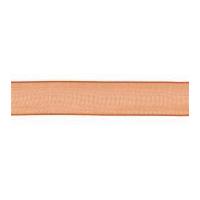 40mm berisford wired sheer organza ribbon 42 orange