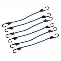 400mm Pack Of 6 Bungee Cords