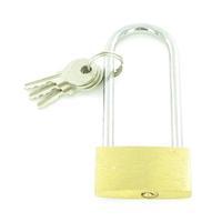 40mm long shackle brass padlock