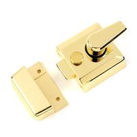 40mm Standard Night Latch Polished Brass