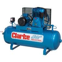 400 volt 3 phase clarke se36c270 wis industrial air compressor 400v