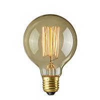 40W E26/E27 Retro Industry Style Globe Transparent Incandescent Bulb