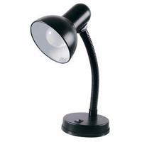 40W Electric Flexible Neck Desk Lamp (Black)