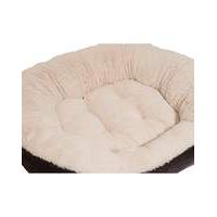 40 Winks Faux Leather Oval Bed 32\