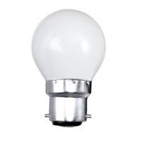 40w bc b22 golf ball shaped light bulb opal