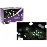 400 Cold White LED Outdoor B/op Timer Lights 8 Functions