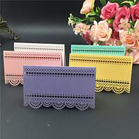 40pcs Lace Laser Cut Wedding Party Table Name Place Cards Wedding Party Decoration Wedding Favors Party Supplies