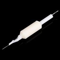 40Pcs Basekey White Disposable Tattoo Needle 3/4\