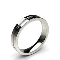 4.00mm Groove Comfort Fit Classic Plain Wedding Band