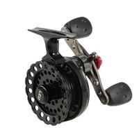 4+1 Ball Bearing 2.6:1 Gear Ratio Right/Left Hand Raft Fishing Reel Fly Reel Wheel Ice Fishing Reel Star Drag Fishing Tackles with Storage Pouch