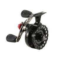 4+1 Ball Bearing 2.6:1 Gear Ratio Right/Left Hand Raft Fishing Reel Fly Reel Wheel Ice Fishing Reel Star Drag Fishing Tackles with Storage Pouch