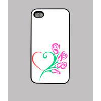 410786 colored roses with heart
