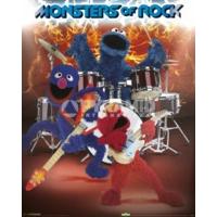 41 x 51cm Sesame Street Monsters Of Rock Mini Poster