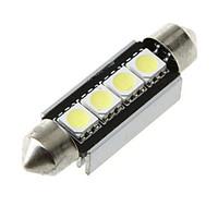 41mm 4 5050 smd led canbus white car interior dome festoon light lamp  ...