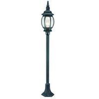 4172 Outdoor Classic Steel Floor Lamp In Black Green
