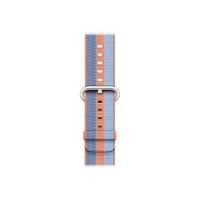 42mm Orange Woven Nylon