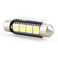 42mm 4 smd led white light bulb