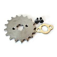 420-17MM-17T Tooth Front Engine Sprocket Set for Lifan 125cc Engine Motor Scooter Dirt Bike