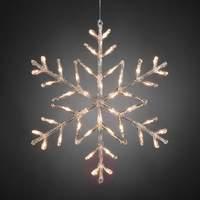 42 bulb led decorative snowflake 60cm