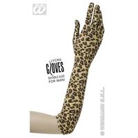 42cm Leopard Print Gloves